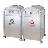 不銹鋼分類機場垃圾桶