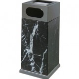 黑金大理石電梯口垃圾桶