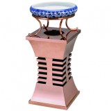 高檔玫瑰金垃圾桶