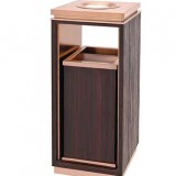 仿木紋高檔酒店垃圾桶