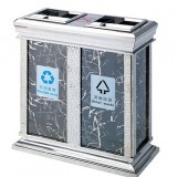 不銹鋼分類地鐵垃圾桶