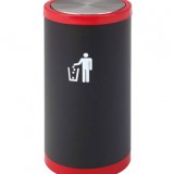 圓形金屬烤漆垃圾桶