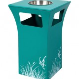 高大上商用醫療室內環保果皮箱