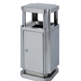 室內立式環保不銹鋼果皮箱