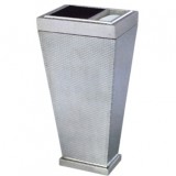 不銹鋼方錐形座地?zé)熁彝? width=