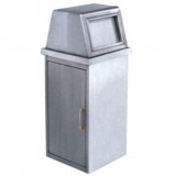 室內(nèi)不銹鋼矩形果皮箱