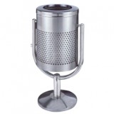 戶外不銹鋼高腳杯垃圾桶