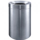 不銹鋼圓形斜口垃圾桶