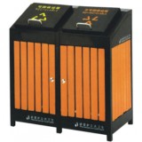 環(huán)保鋼木分類垃圾箱