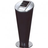 圓錐形座地鐵皮垃圾桶