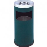 高頭斜口鐵皮垃圾桶