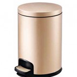 不銹鋼5L腳踏式垃圾桶