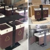 惠州惠城區(qū)小區(qū)訂購新款鋼制分類垃圾桶