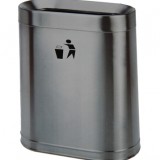 室內(nèi)單桶候車(chē)室地鐵不銹鋼垃圾桶