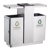 不銹鋼戶外社區(qū)分類垃圾桶