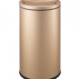 土豪金烤漆鐵皮垃圾桶