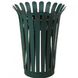 定制型花籃鋼制垃圾桶