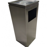 新款電鍍室內方形不銹鋼垃圾桶