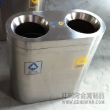 高檔室內不銹鋼垃圾桶圖片