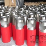 深圳消防支隊圓柱形室內不銹鋼垃圾桶采購案例