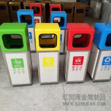 汕頭方形分類不銹鋼垃圾桶學校采購案例