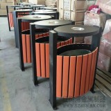 安徽合肥三河景區古鎮垃圾桶圖片