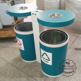 梅州戶外街道分類不銹鋼垃圾桶定制