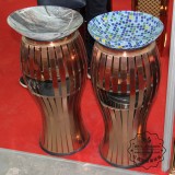 高檔吸煙式室內(nèi)不銹鋼垃圾桶