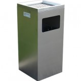 室內(nèi)方形不銹鋼果皮煙灰桶