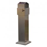 室外方形不銹鋼煙蒂柱