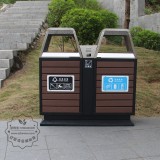 公園鋼木垃圾桶詳細介紹