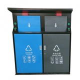 戶外智能鋼制分類垃圾桶定制