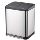 室內(nèi)小型不銹鋼腳踏式分類垃圾桶
