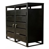 戶外花園240升鍍鋅板分類垃圾桶罩