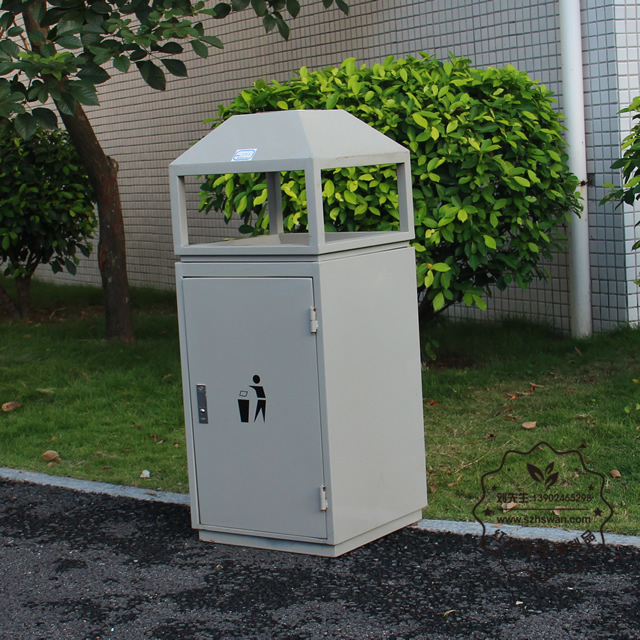 室內(nèi)屋形鋼制垃圾桶圖片003
