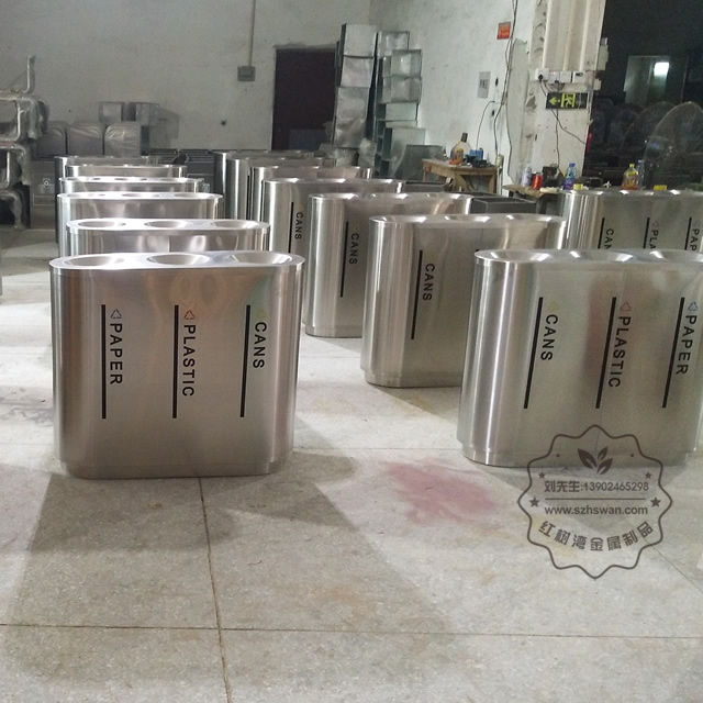 機場不銹鋼超大垃圾桶