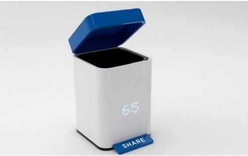 創(chuàng)意計(jì)數(shù)垃圾桶時(shí)尚新選擇
