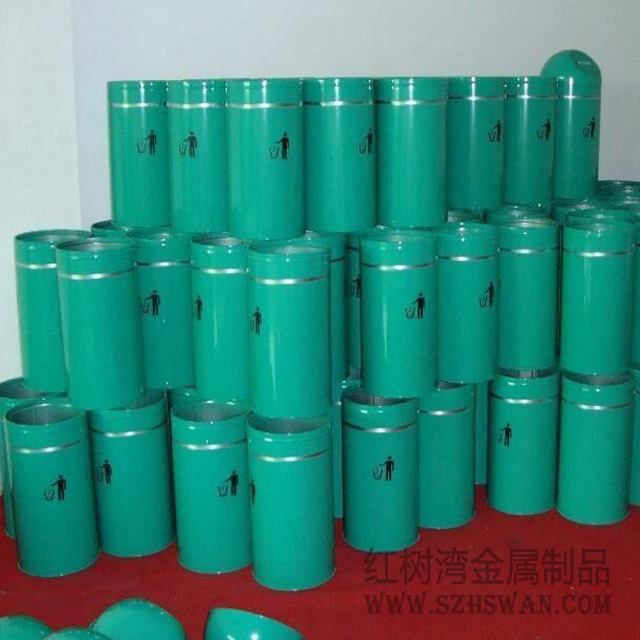 農業銀行鐵皮烤漆垃圾桶
