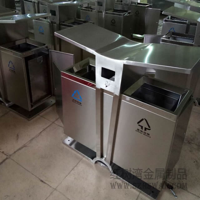 戶外不銹鋼垃圾桶垃圾桶圖片009