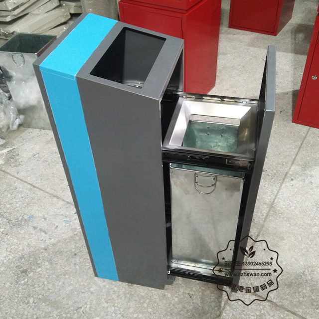 不銹鋼垃圾桶定做006