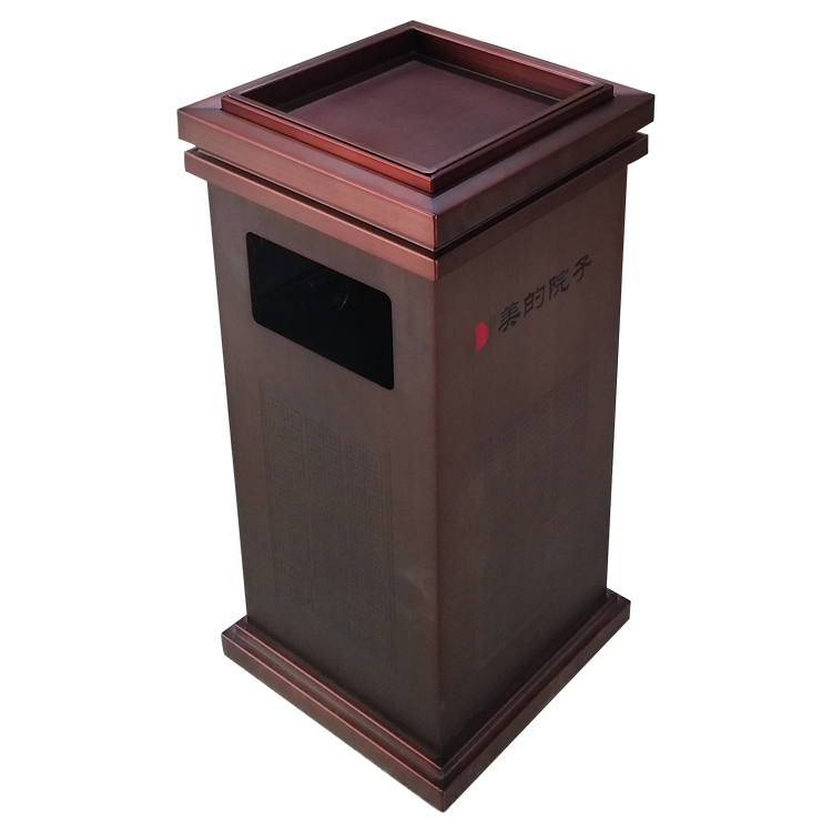 室內方形不銹鋼垃圾桶圖片006