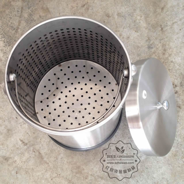  家用加厚小型室內(nèi)不銹鋼垃圾桶圖片003