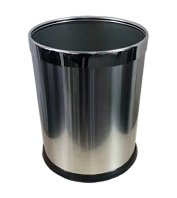 室內酒店客房圓柱形不銹鋼果皮箱主圖