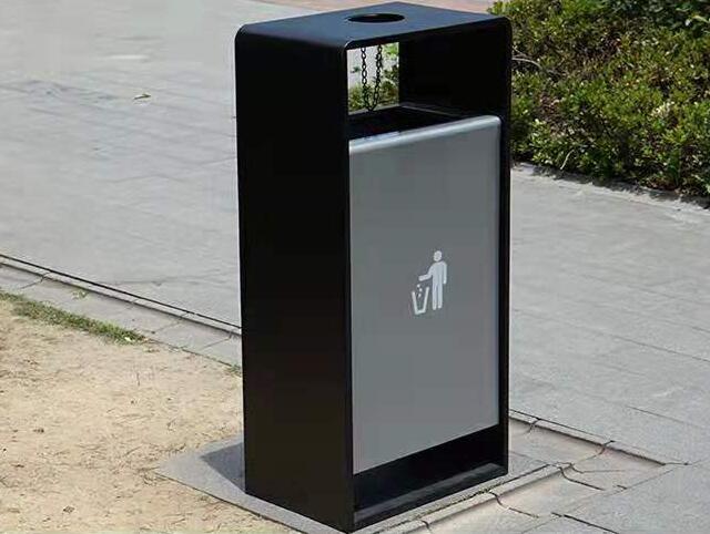 不銹鋼垃圾桶激光打標