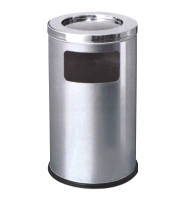 加厚澳式凹蓋不銹鋼果皮箱