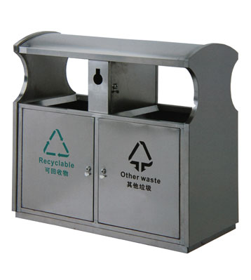 戶外不銹鋼環衛垃圾桶