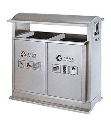 不銹鋼地鐵用垃圾桶