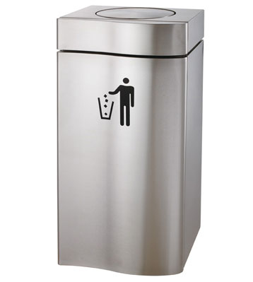 搖蓋室內酒店辦公室商用不銹鋼垃圾桶