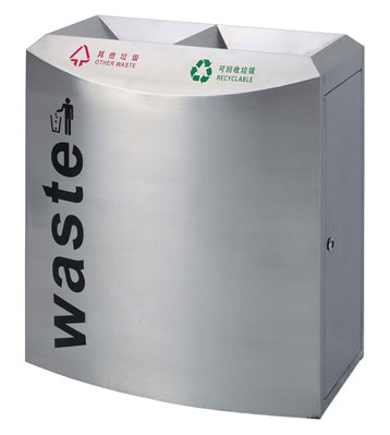 機場環衛不銹鋼垃圾桶