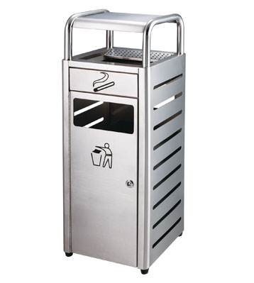 不銹鋼機場分類垃圾桶